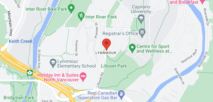 map of 976 LILLOOET ROAD